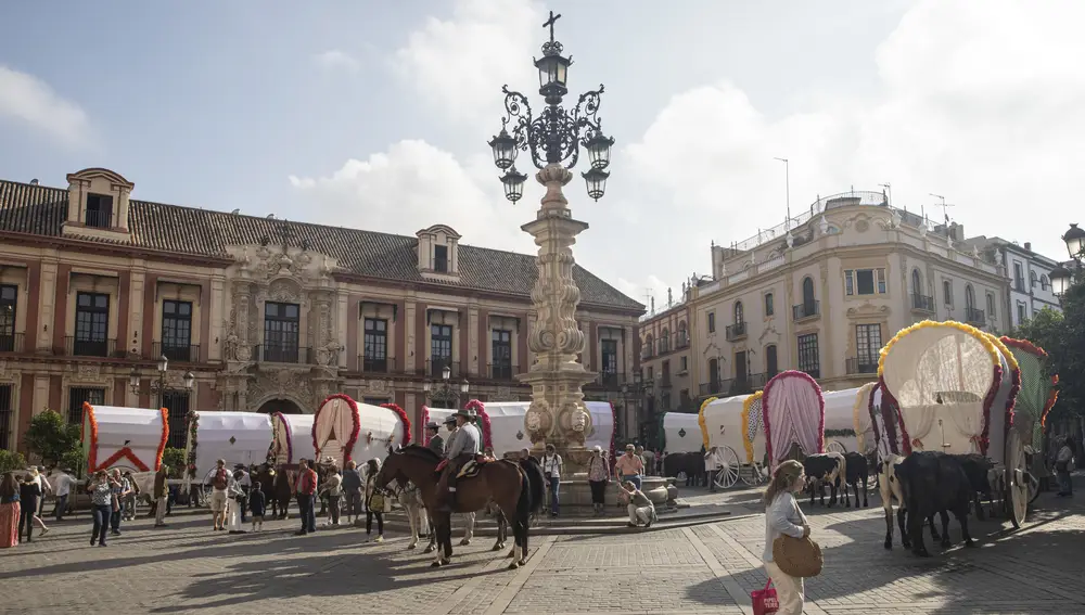 Carretas de la hermandad del Salvador (Sevilla)