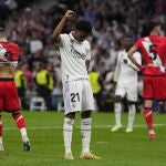 Así celebró su gol al Rayo Rodrygo