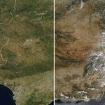 La NASA evidencia la sequía en España