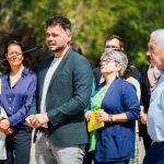Gabriel Rufián, en campaña