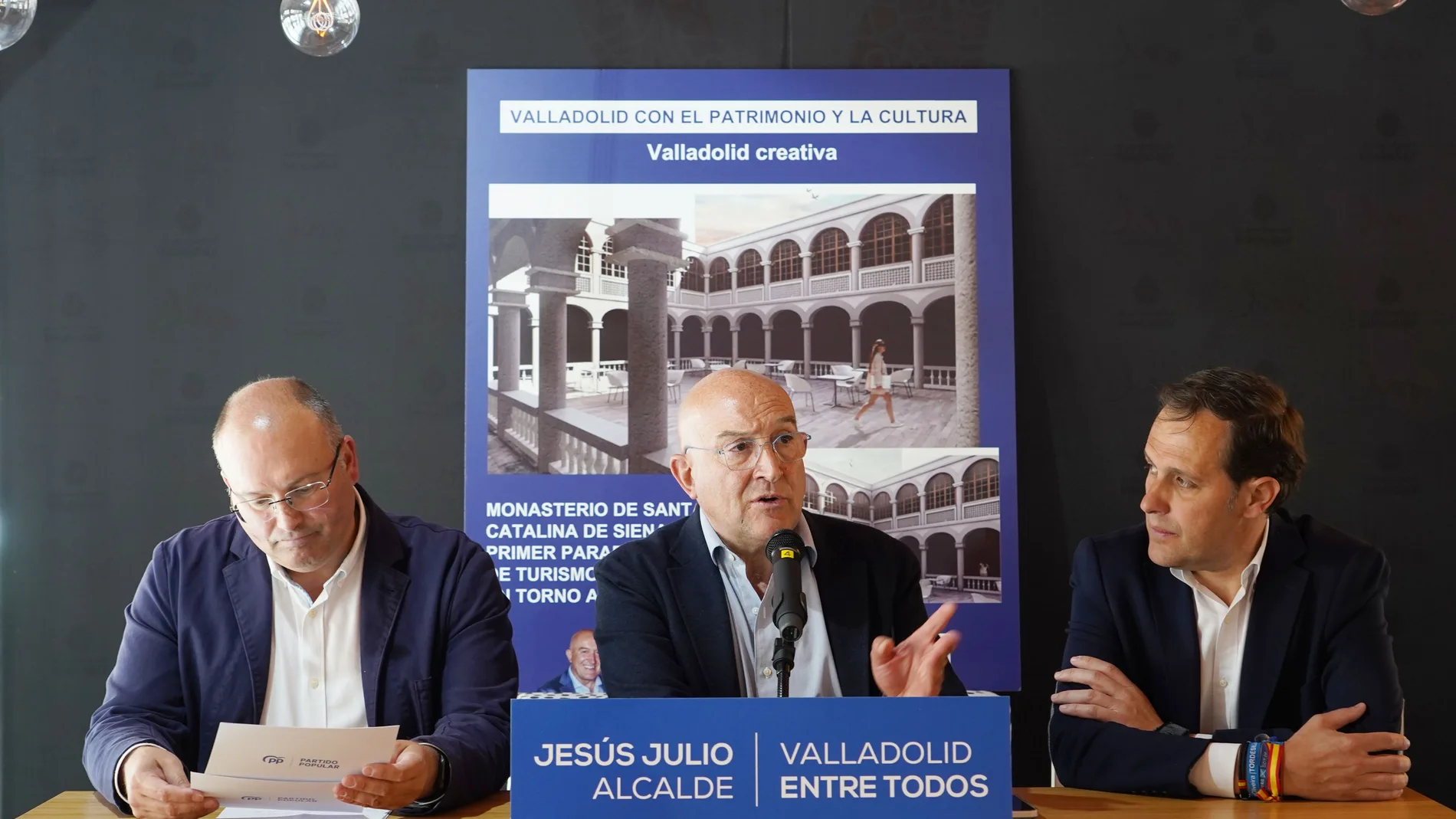 Carnero junto a Tellado e Íscar presenta las propuestas culturales y turísticas