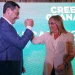 Juanma Moreno y Marifrán Carazo