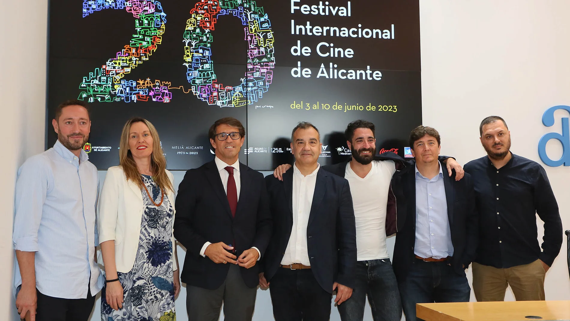 Acto de presentación del jurado del Festival de Cine de Alicante.