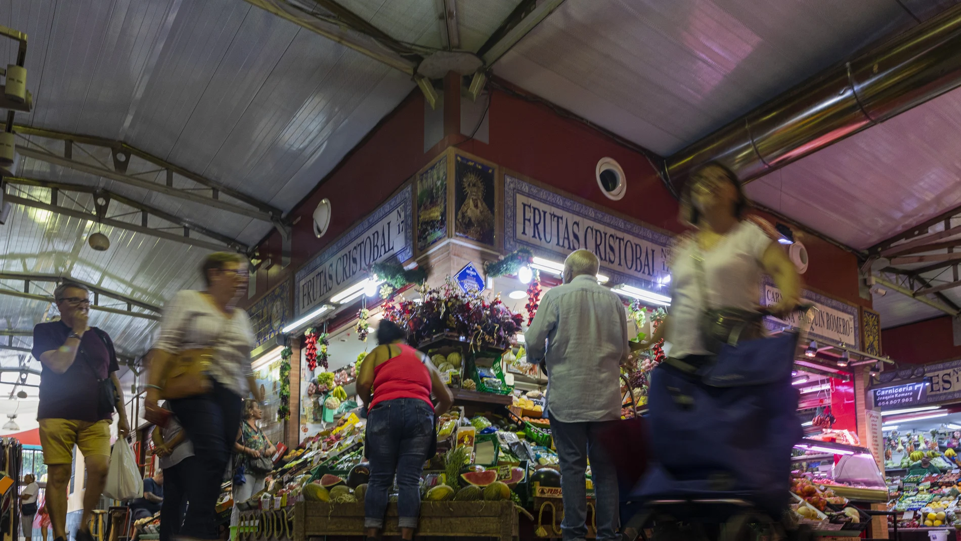 Mercado de abastos de Triana, en Sevilla.