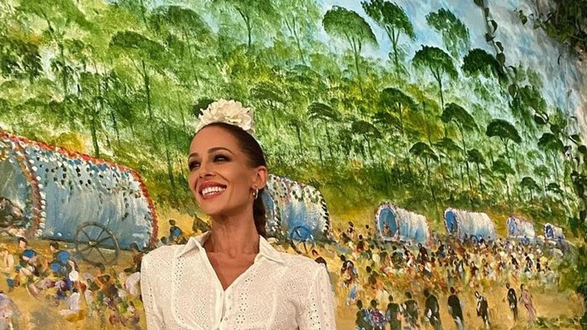 Eva González en el Rocío