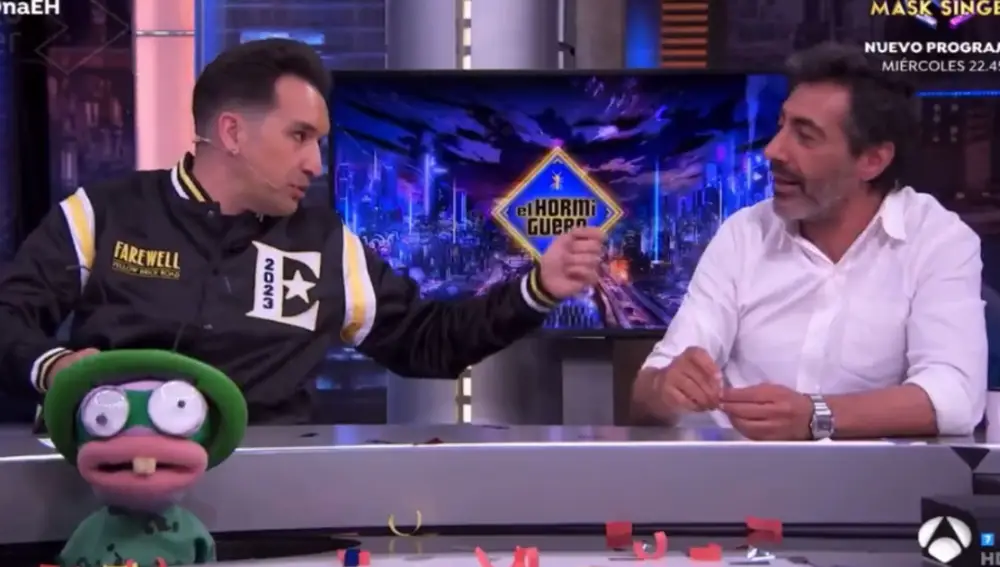Miguel Lago y Juan del Val en 'El Hormiguero'