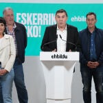 Otegi cree "escandaloso" que PNV y PSE-EE "traben una santa alianza contra EH Bildu" con "el PP de Ayuso"