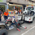 Un quad invade la acera en Alcobendas y deja a varias personas atropelladas 