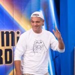 El herpetólogo Frank Cuesta a su entrada al plató de 'El Hormiguero'