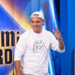 El herpetólogo Frank Cuesta a su entrada al plató de 'El Hormiguero'