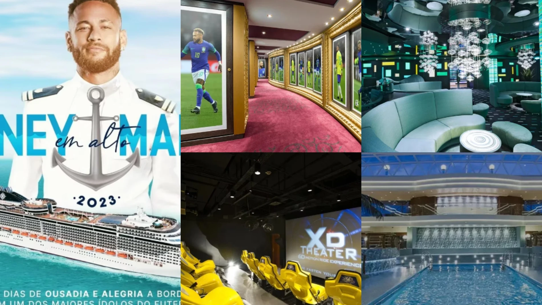 El nuevo y polémico proyecto de Neymar: Tres días de juerga a bordo de un crucero