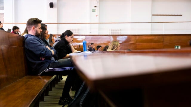 Universitarios en la Facultad de Derecho de la Universidad Complutense de Madrid.