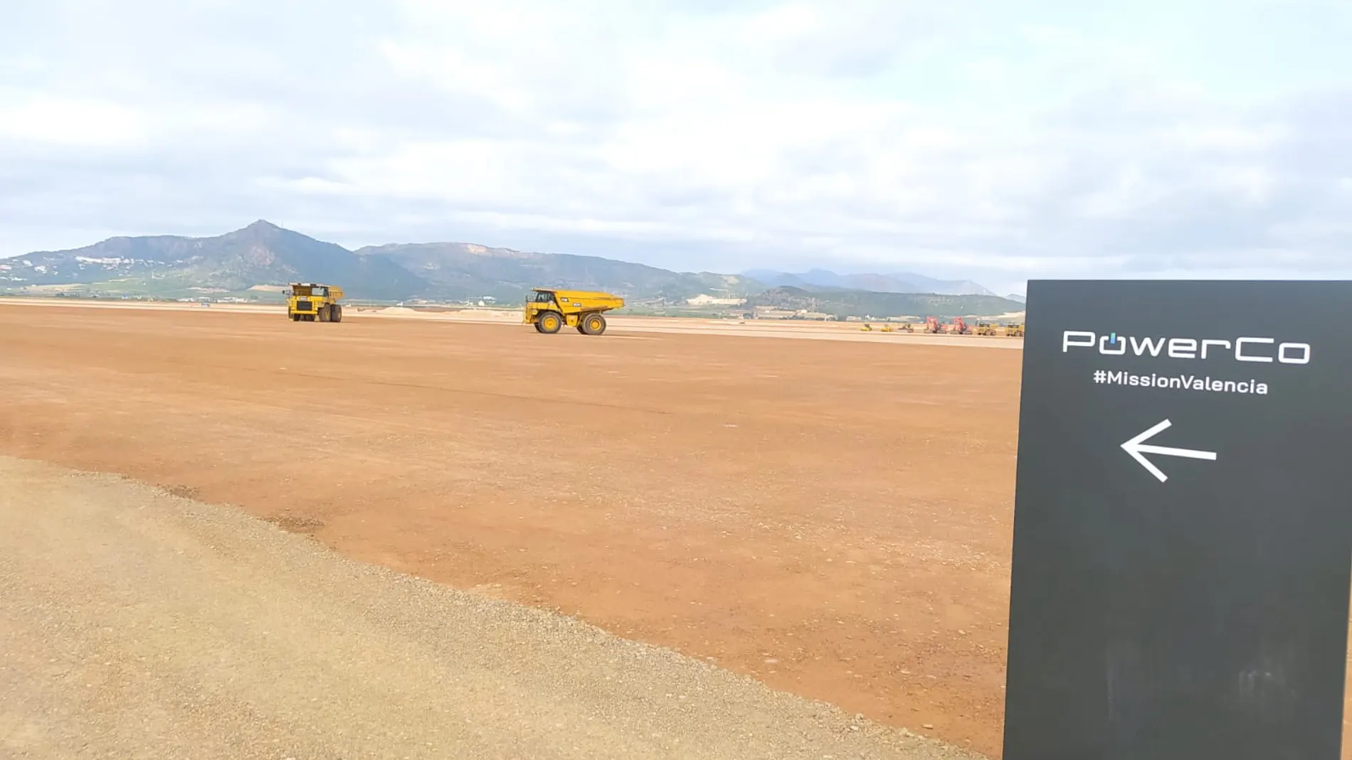 Imagen de las obras de la gigafactoría de Volkswagen en Parc Sagunt II