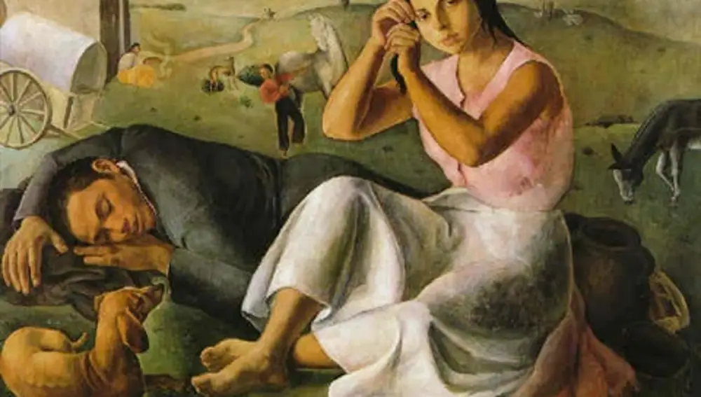 "Gitanos, La Siesta", de Rosario de Velasco