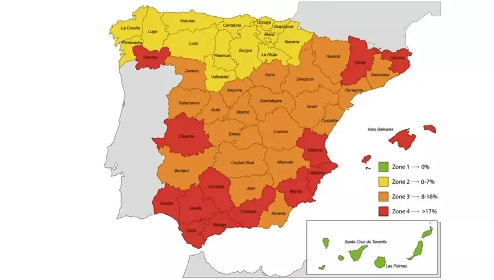 Mapa de Leishmaniosis