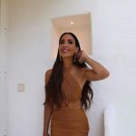 Rocío Osorno con vestido de Zara.