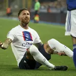 Sergio Ramos, en un partido del PSG