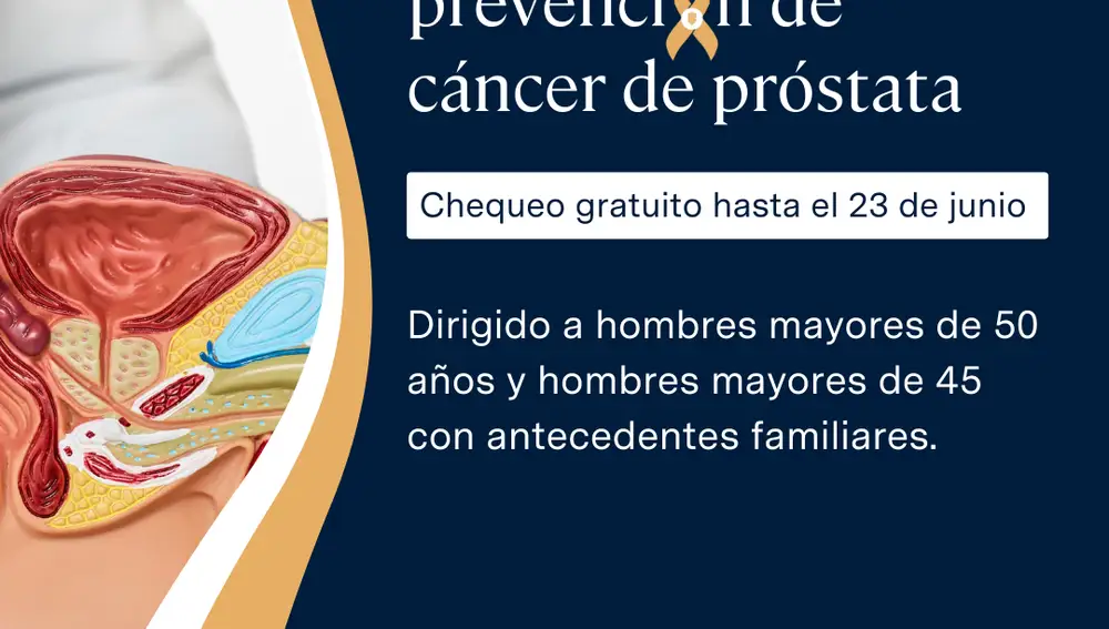 Chequeo prostático gratuito