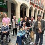 Usuarios de la residencia San Francisco de Palencia