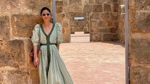 Sassa de Osma tiene el vestido midi 'Made in Spain' en tonos verdes que desearás tener este verano