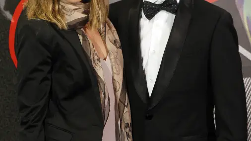 Nuria Tomás y Jorge Lorenzo