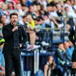Simeone, en el partido ante el Villarreal