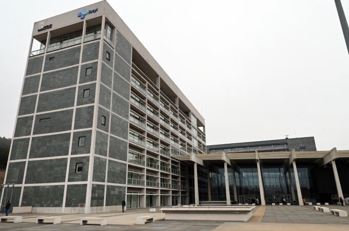 Hospital Universitario de Burgos donde permanece ingresado el árbitro