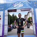 Miguel Heras tras ganar la prueba