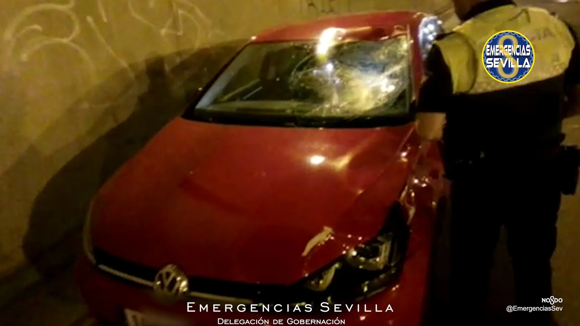 Estado en el que quedó el vehículo tras el accidente