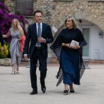 Matías Prats junto a su novia Ruth Uzcue