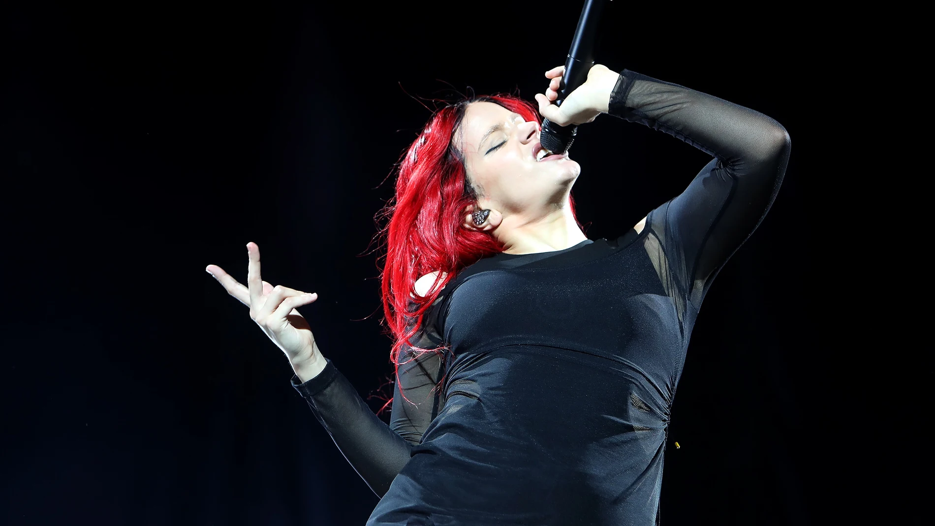 La cantante Rosalía durante su concierto en el recinto Trui Son Fusteret, a 1 de agosto de 2022, en Palma de Mallorca, Mallorca (España). (Foto de ARCHIVO) 18/11/2022