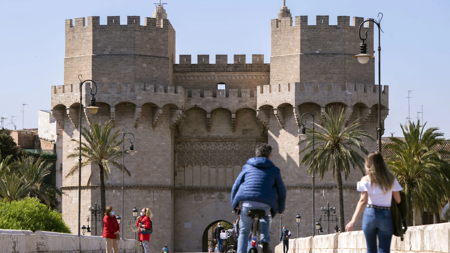 Las Torres de Serrano son la entrada al centro histórico de Valencia