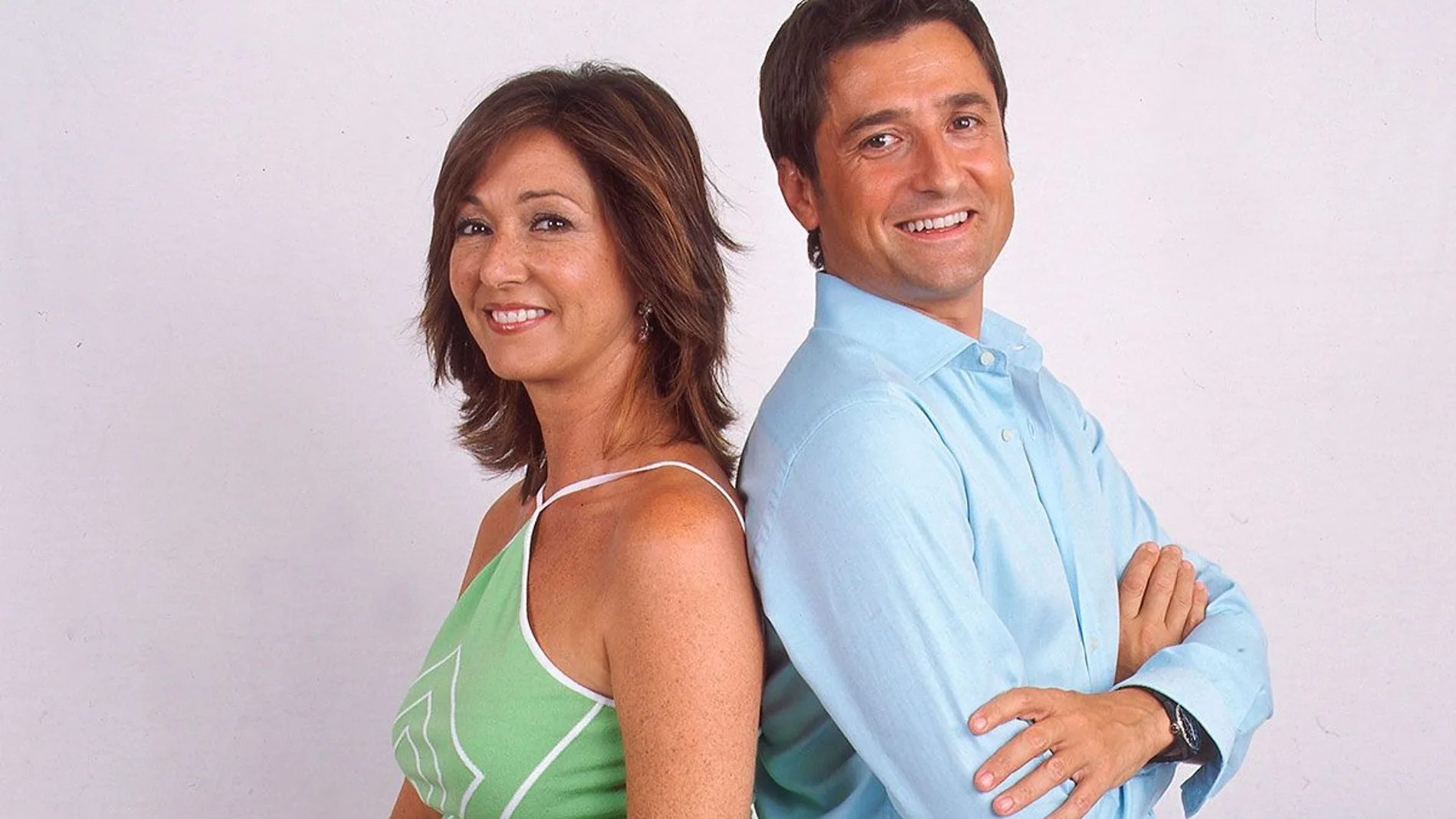 Antonio Hidalgo en su época con Ana Rosa Quintana