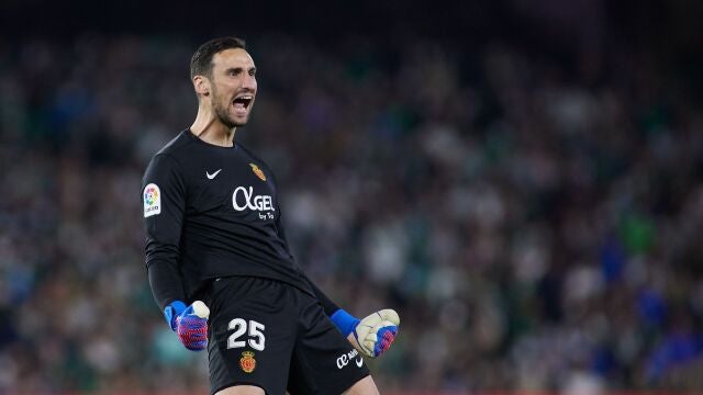 Sergio Rico durante la cesión en el Mallorca