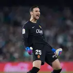 Sergio Rico durante la cesión en el Mallorca