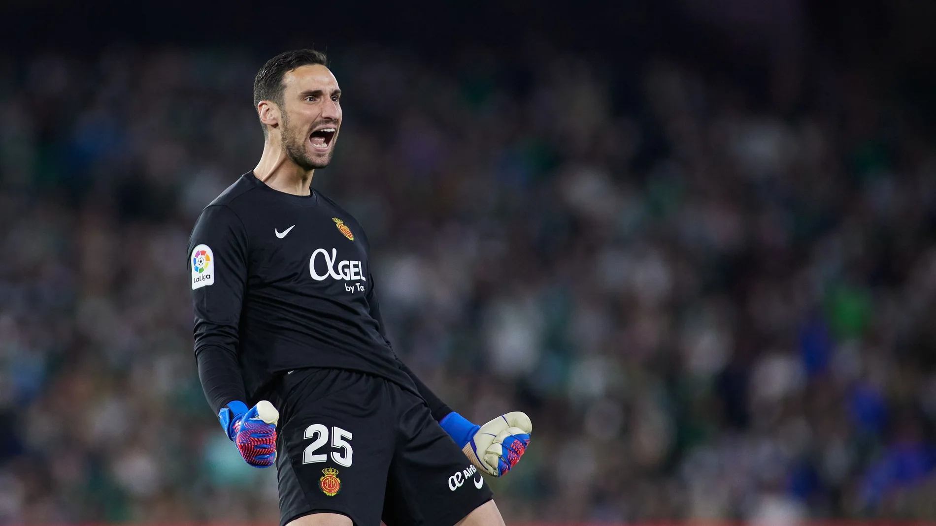 Sergio Rico durante la cesión en el Mallorca