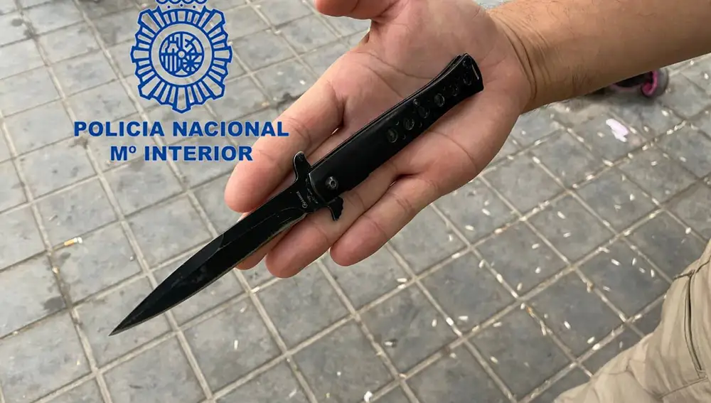 Uno de los objetos intervenidos en la operación