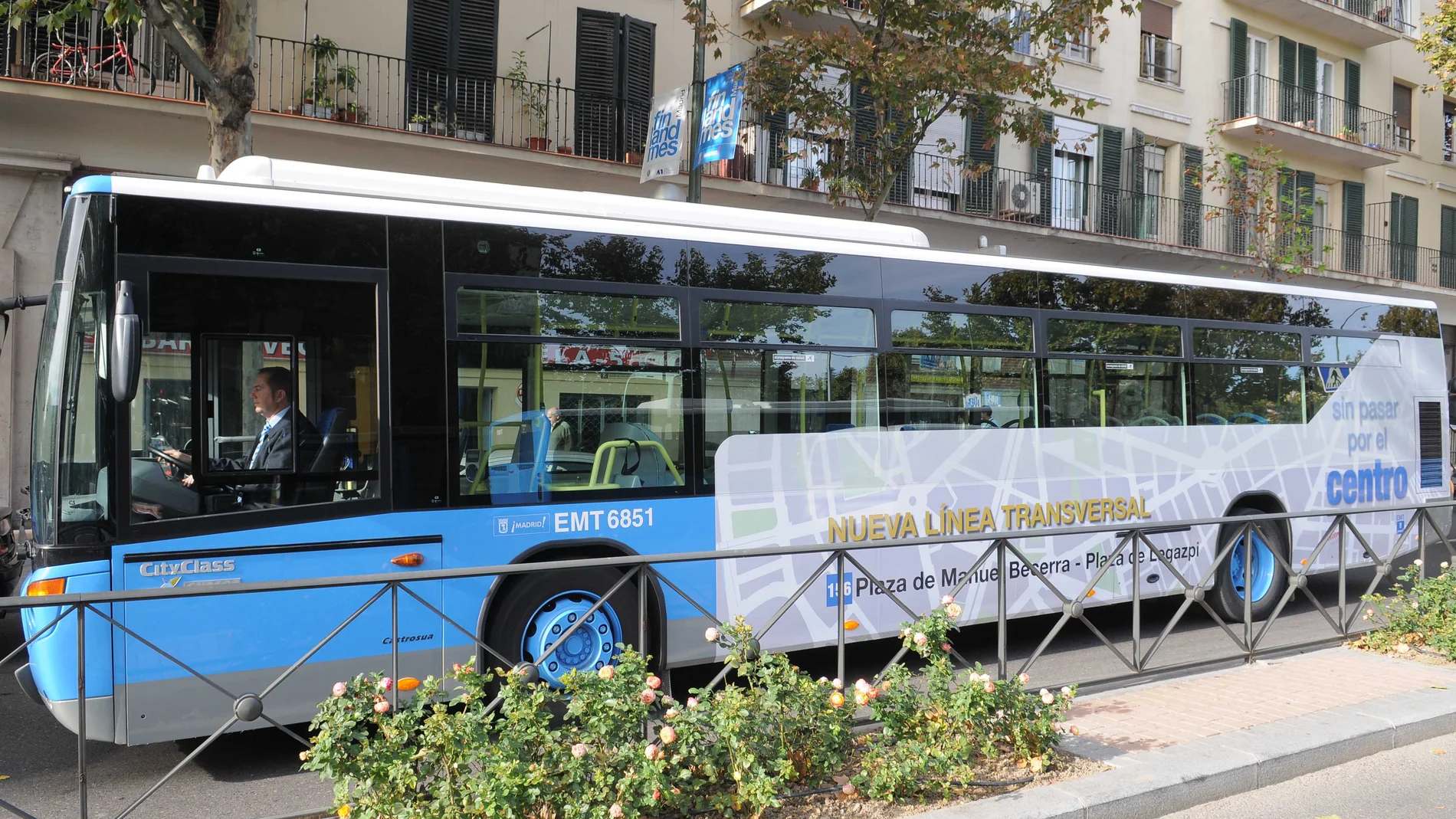 Autobús que lleva de Manuel Becerra a Legazpi
