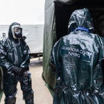 Simulacro nuclear en la Escuela Nacinal de Proteción de Civil. 