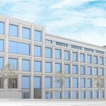 Proyección del futuro edificio