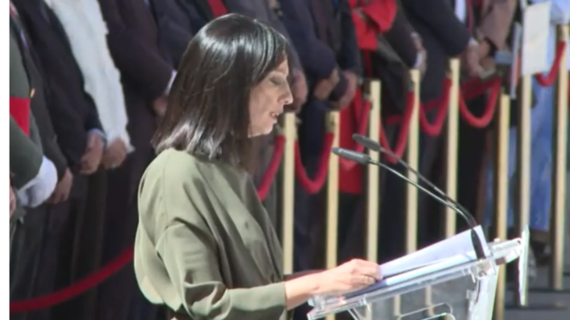 Mercedes González, en su toma de posesión