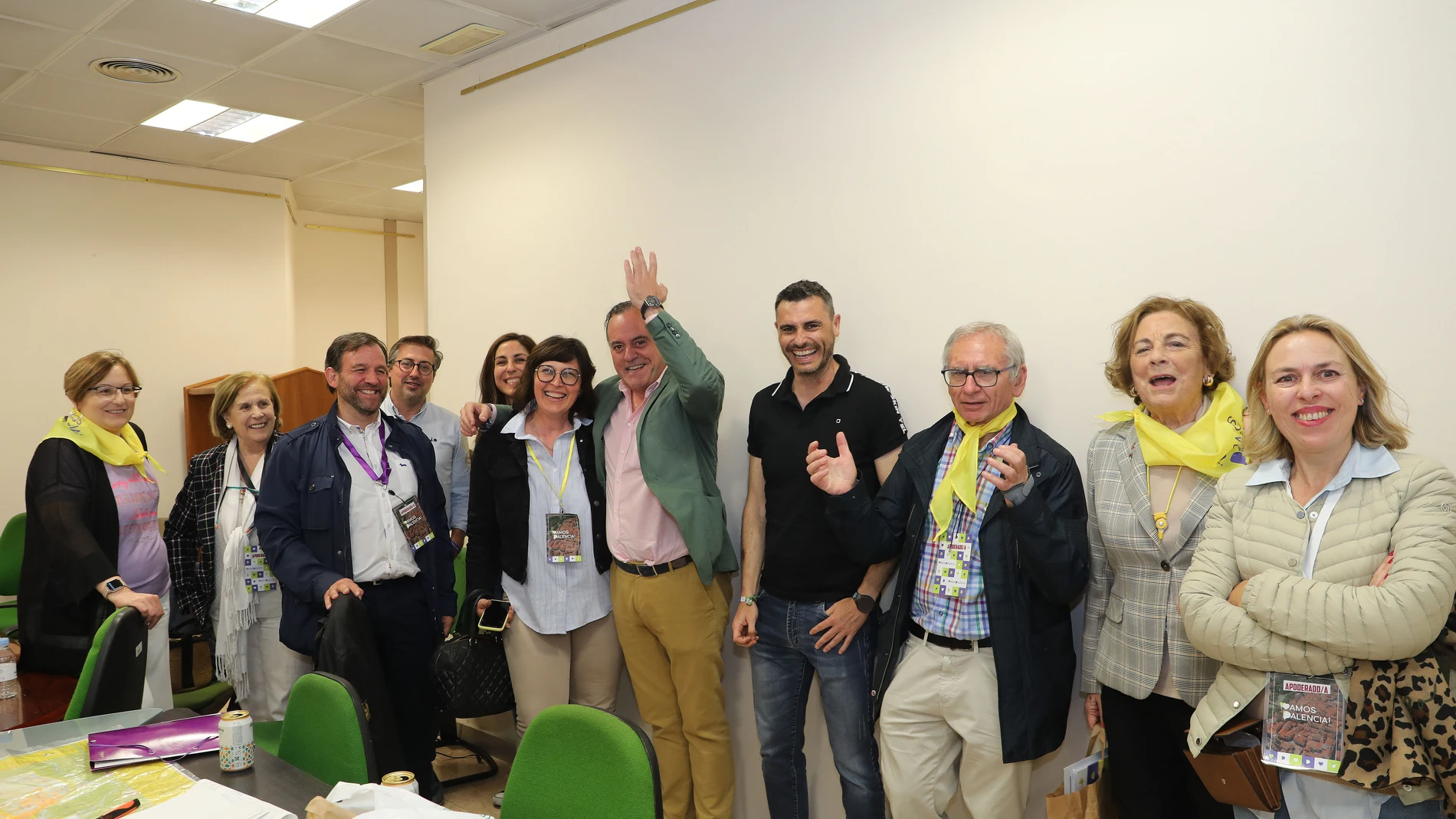 Integrantes del partido político Vamos Palencia