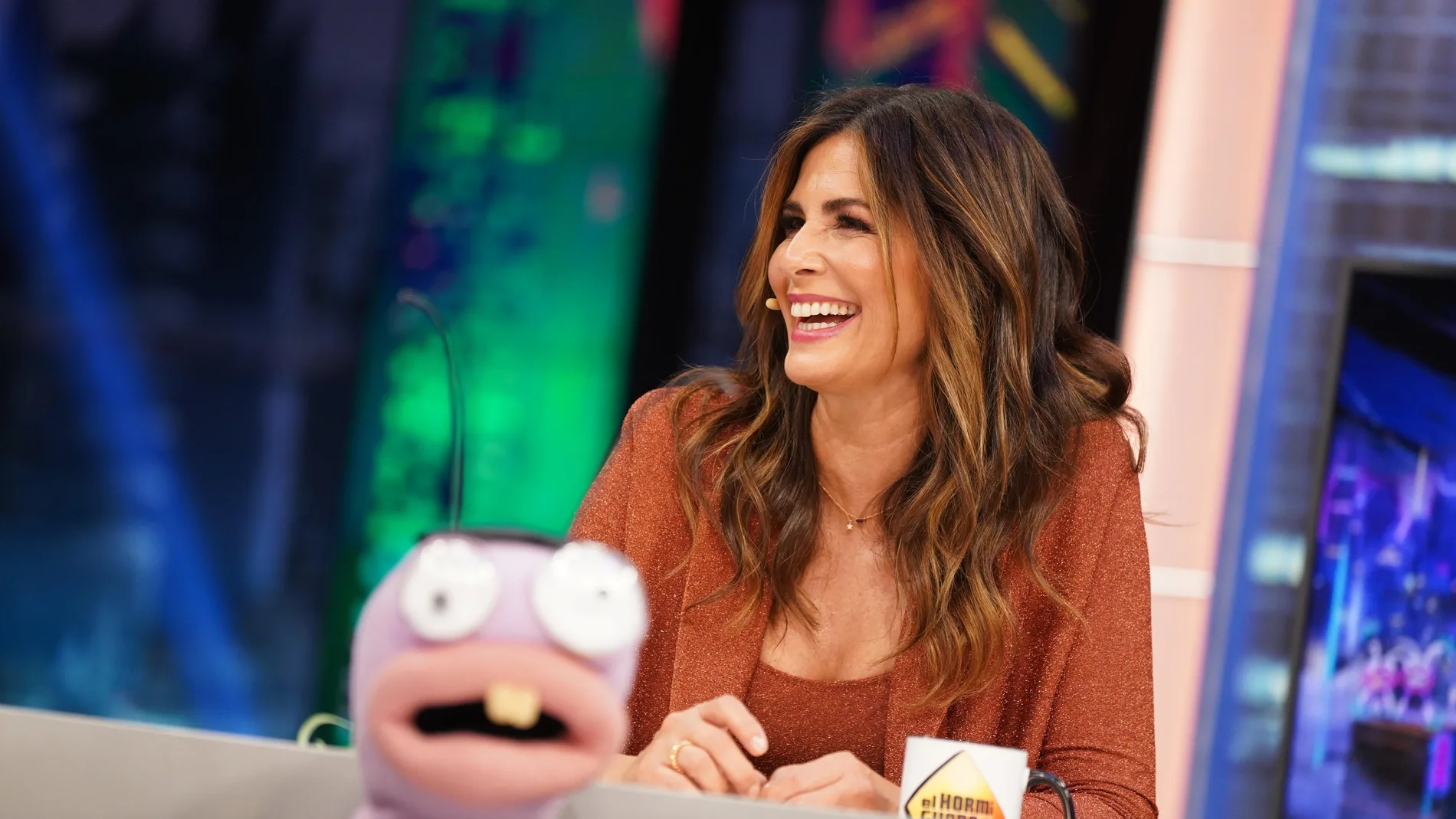 Nuria Roca con bikini en 'El Hormiguero'.