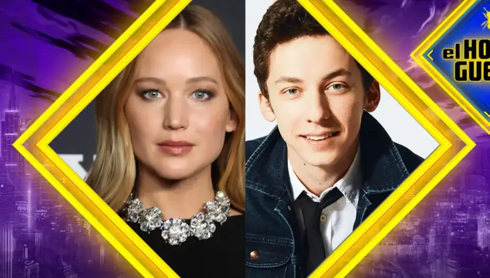 Jennifer Lawrence y Andrew Barth Feldman, invitados del miércoles en 'El Hormiguero'
