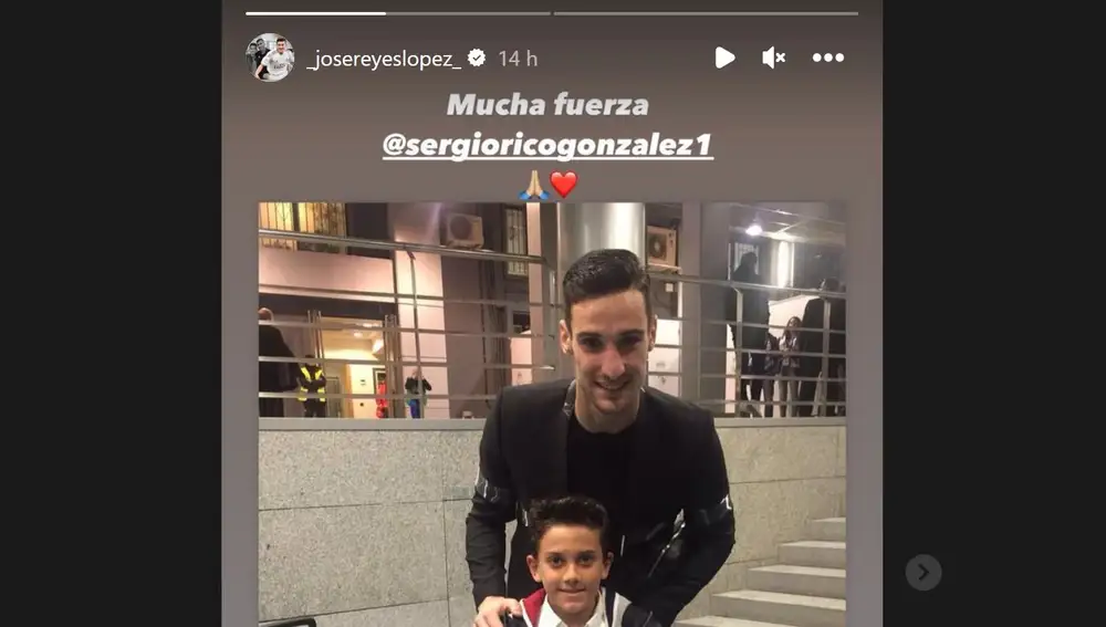 El mensaje del hijo de Reyes a Sergio Rico