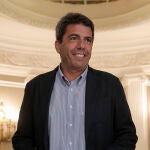 El candidato del PP a la Presidencia de la Generalitat valenciana, y ganador de las elecciones, Carlos Mazón