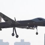 Imagen de archivo del dron de combate Wing Loong II