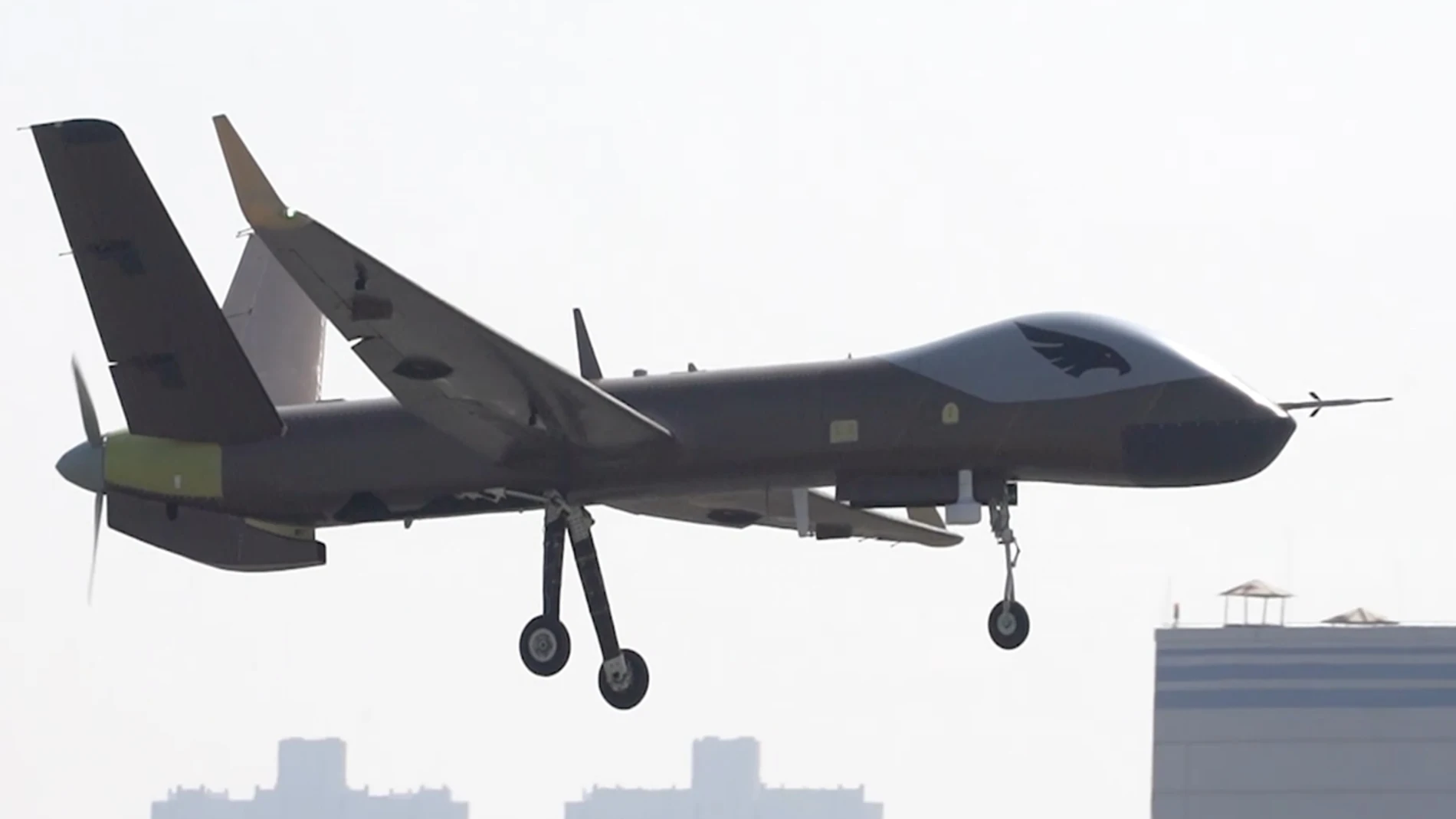 Imagen de archivo del dron de combate Wing Loong II