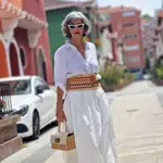 Carmen Gimeno con falda de Zara.