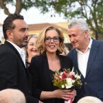 Rocío Carrasco en el homenaje a Pedro Carrasco en Alosno